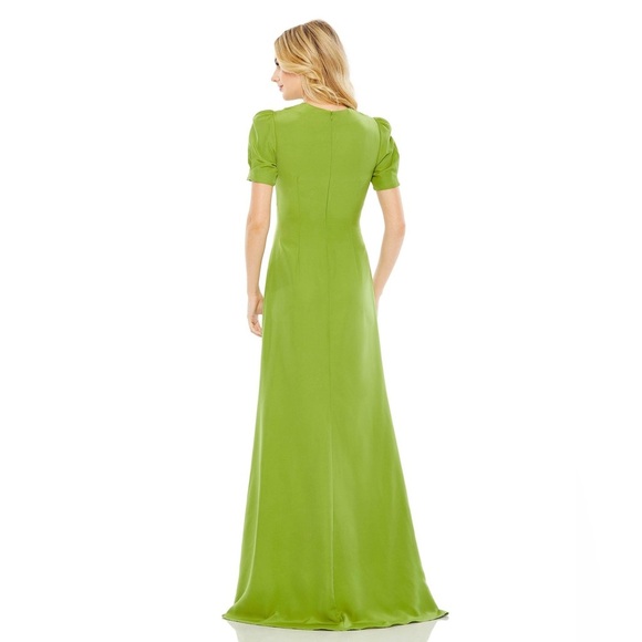 NWT Mac Duggal 2630 Apple Green Evening Gown - Picture 5 of 6